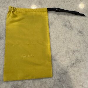 Gucci Yellow Dust Bag